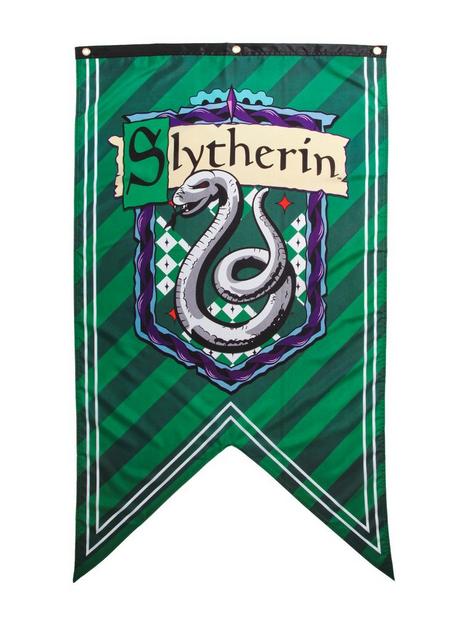 Harry Potter Slytherin Shield Banner Hot Topic Exclusive | Hot Topic