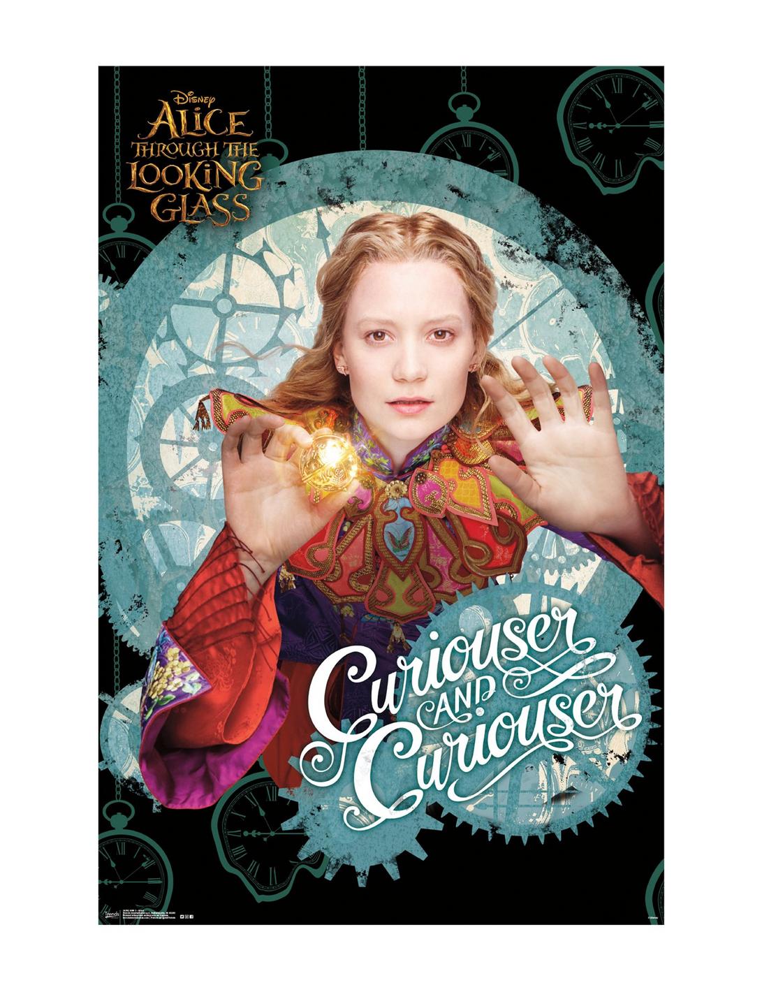 Disney Alice Through The Looking Glass Curiouser & Curiouser Poster, , hi-res