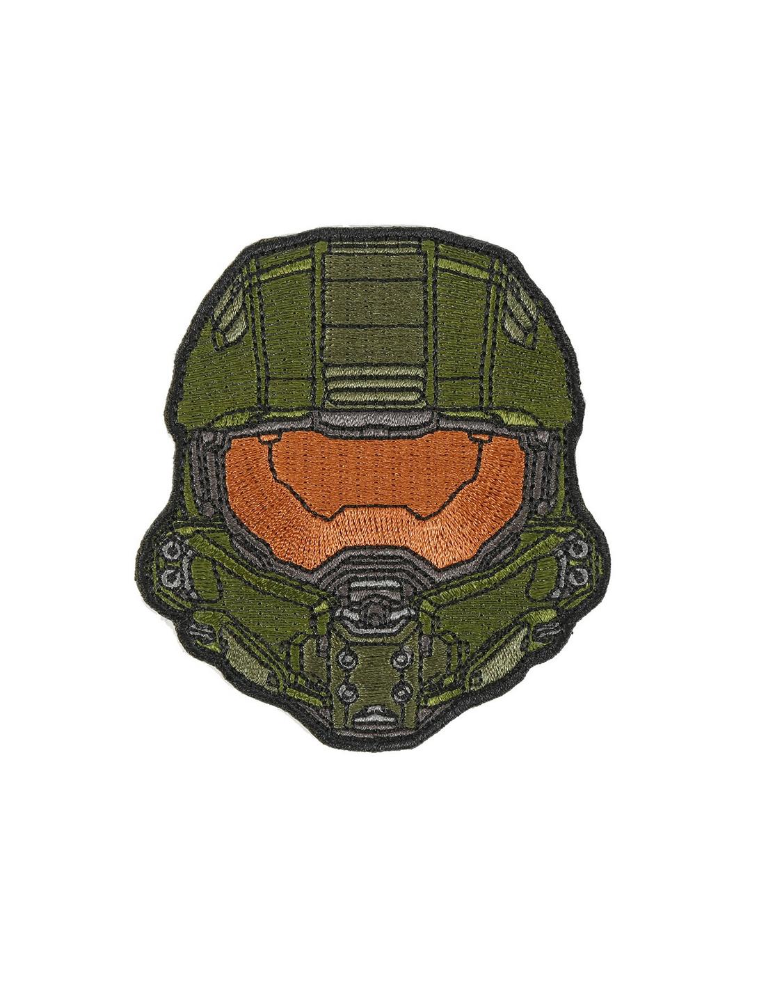 Halo Master Chief Helmet Iron-On Patch, , hi-res