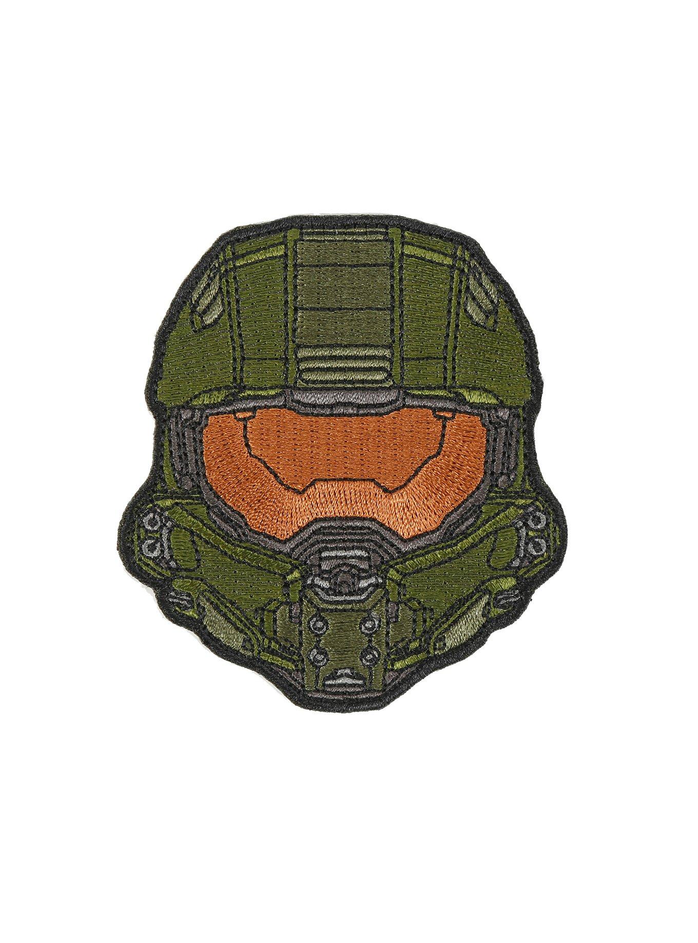 Halo Master Chief Helmet Iron-On Patch, , hi-res