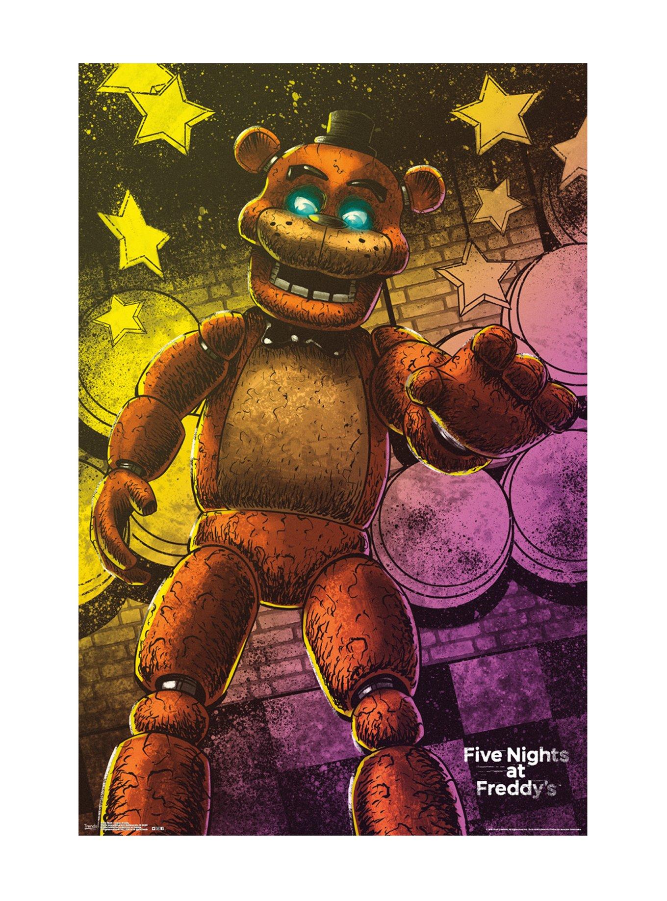 Hot Sell Five Night At Freddy Anime Fnaf Bear Free Assembly Action