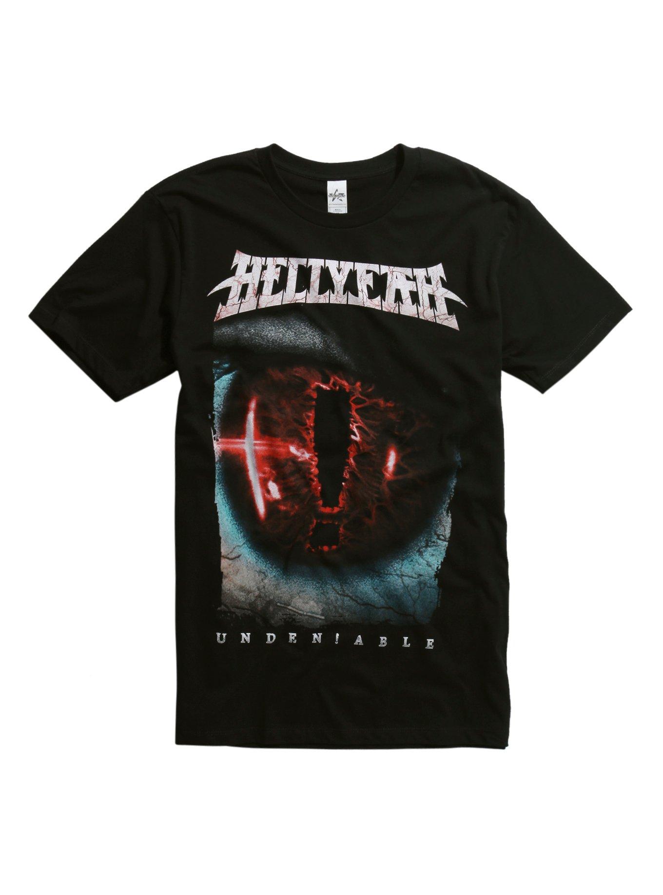 Hellyeah Undeniable Cover T-Shirt, BLACK, hi-res