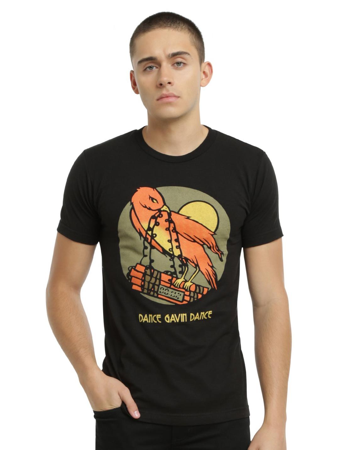 Dance Gavin Dance Bird Bombs T-Shirt, BLACK, hi-res