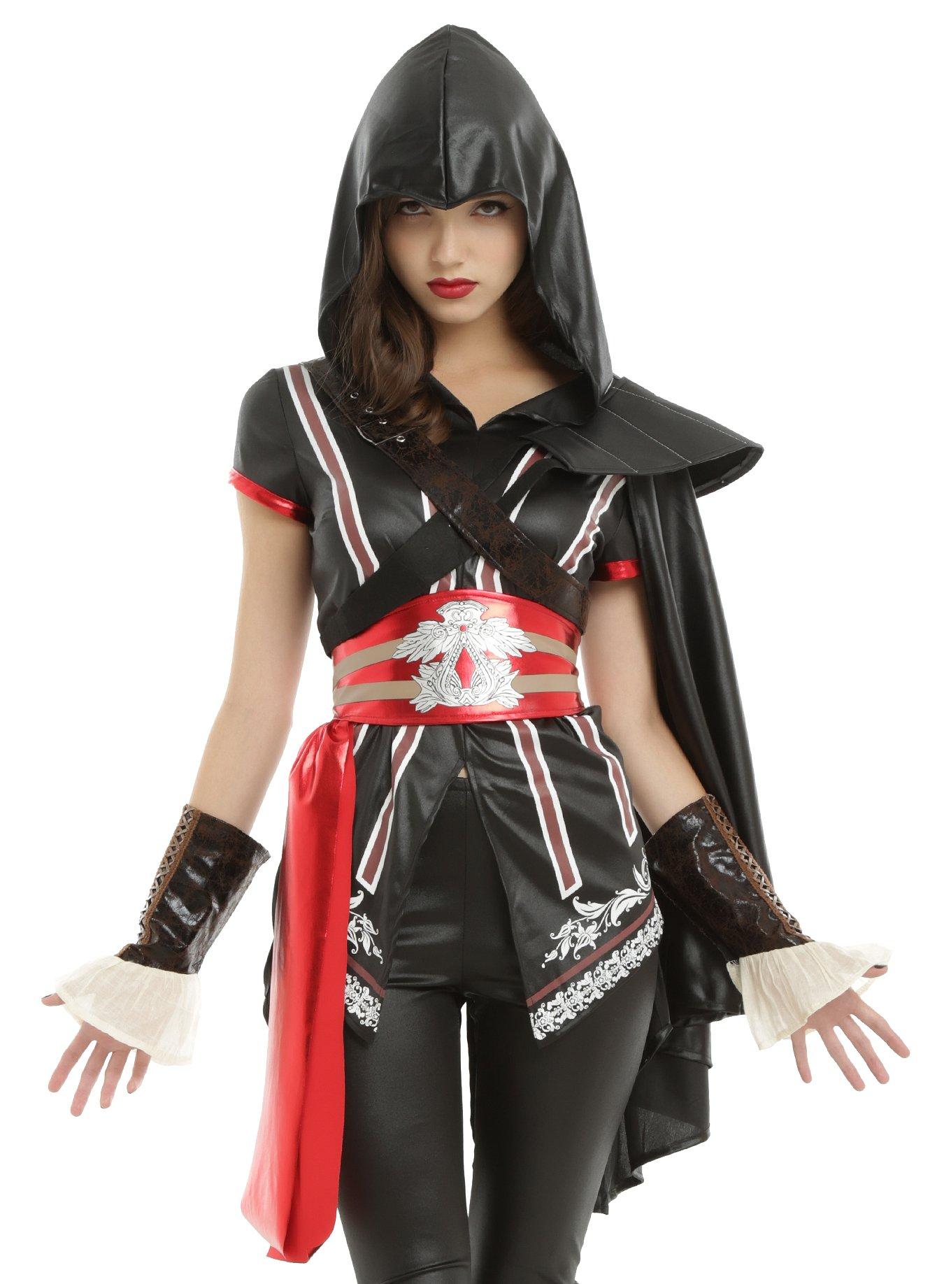 Assassin's Creed Ezio Girls Costume, MULTI, hi-res