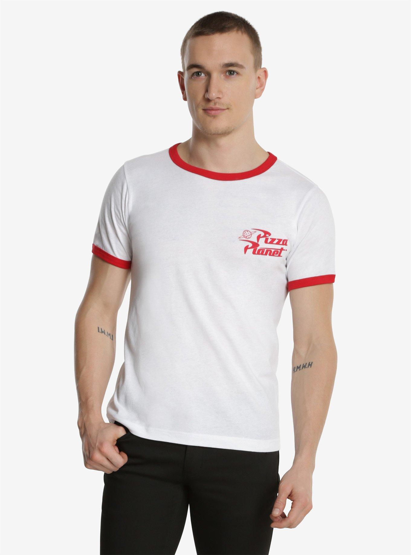 Disney Pixar Toy Story Pizza Planet Ringer T-Shirt, WHITE, hi-res