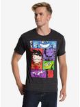 Teen Titans Kanji Boxes T-Shirt, BLACK, hi-res