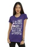 Disney Alice In Wonderland Cheshire Cat Path Girls T-Shirt, PURPLE, hi-res