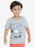 The Secret Life Of Pets Characters Childrens Tee, HEATHER GREY, hi-res