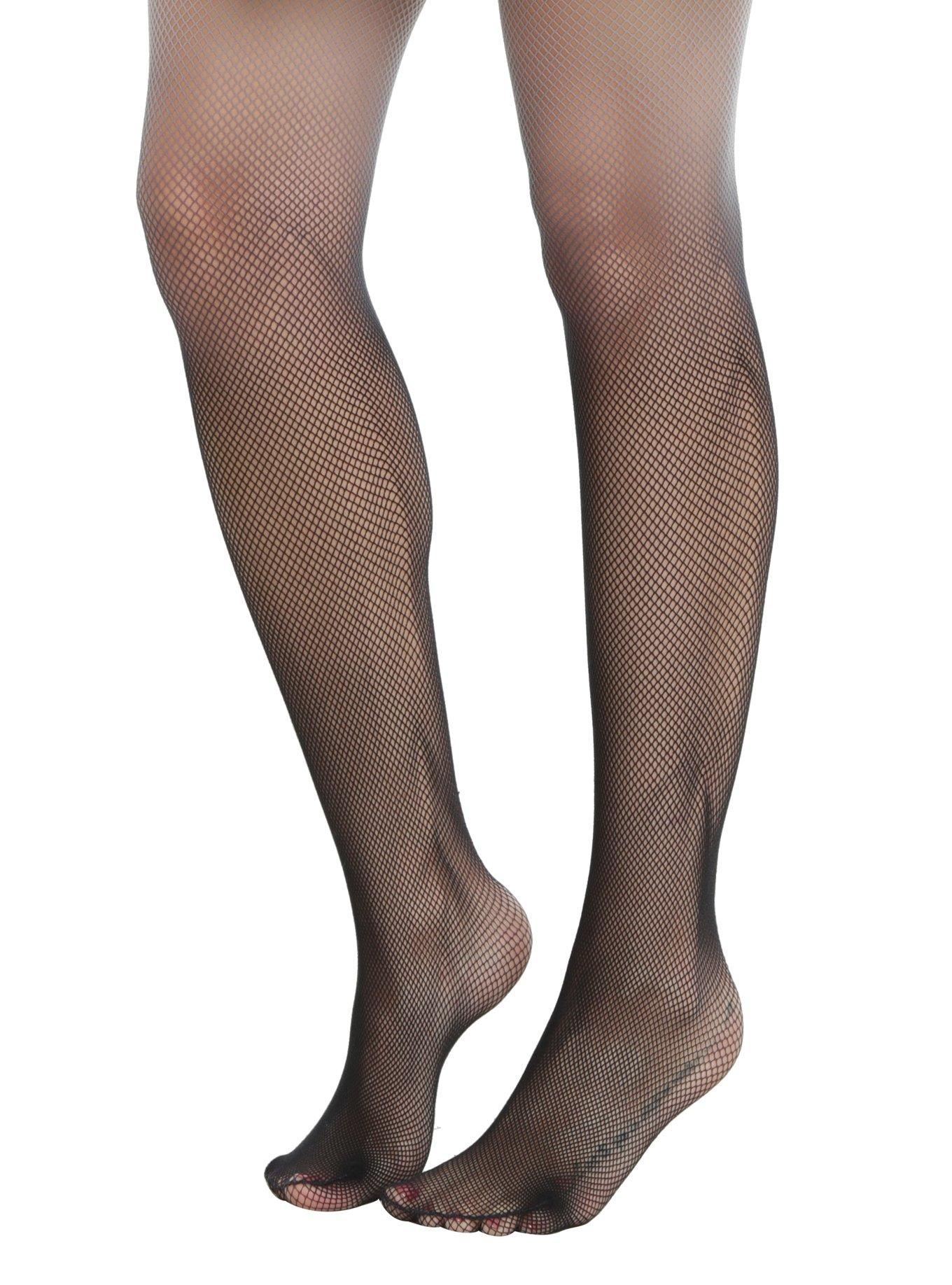 Blackheart Ombre Fishnet Tights Hot Topic