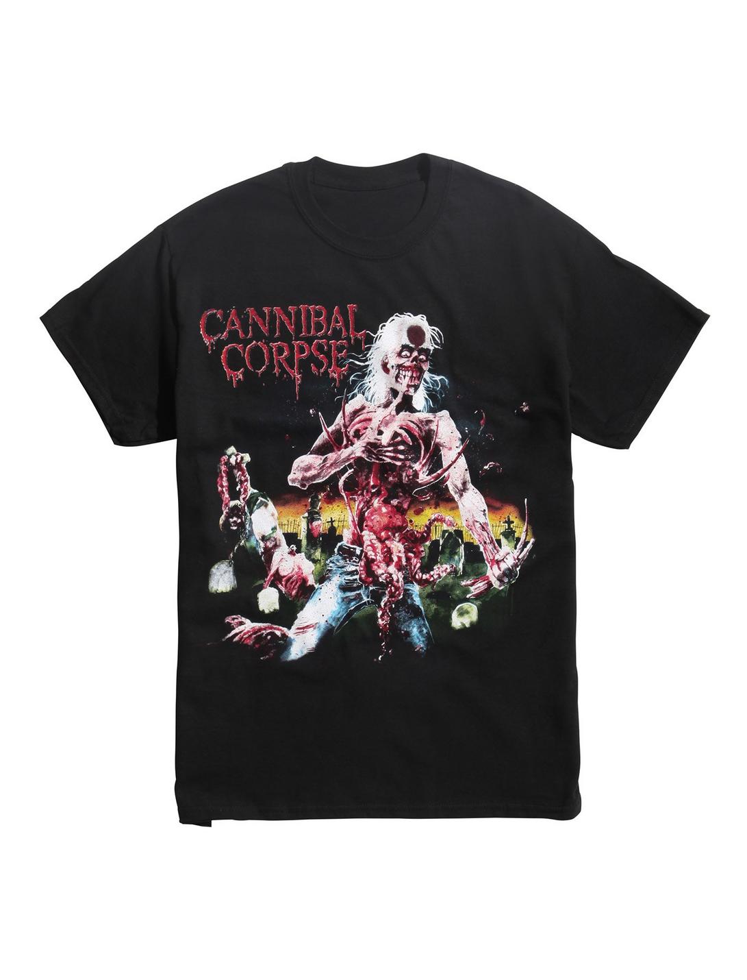 Cannibal Corpse Eaten Back To Life T-Shirt, BLACK, hi-res