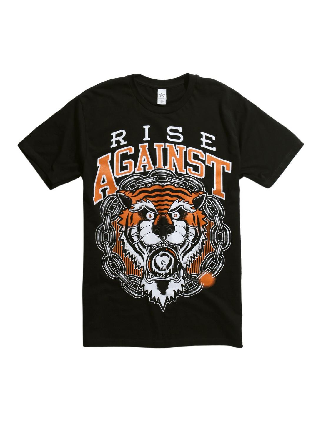 Rise Against Tiger Bomb T-Shirt, BLACK, hi-res