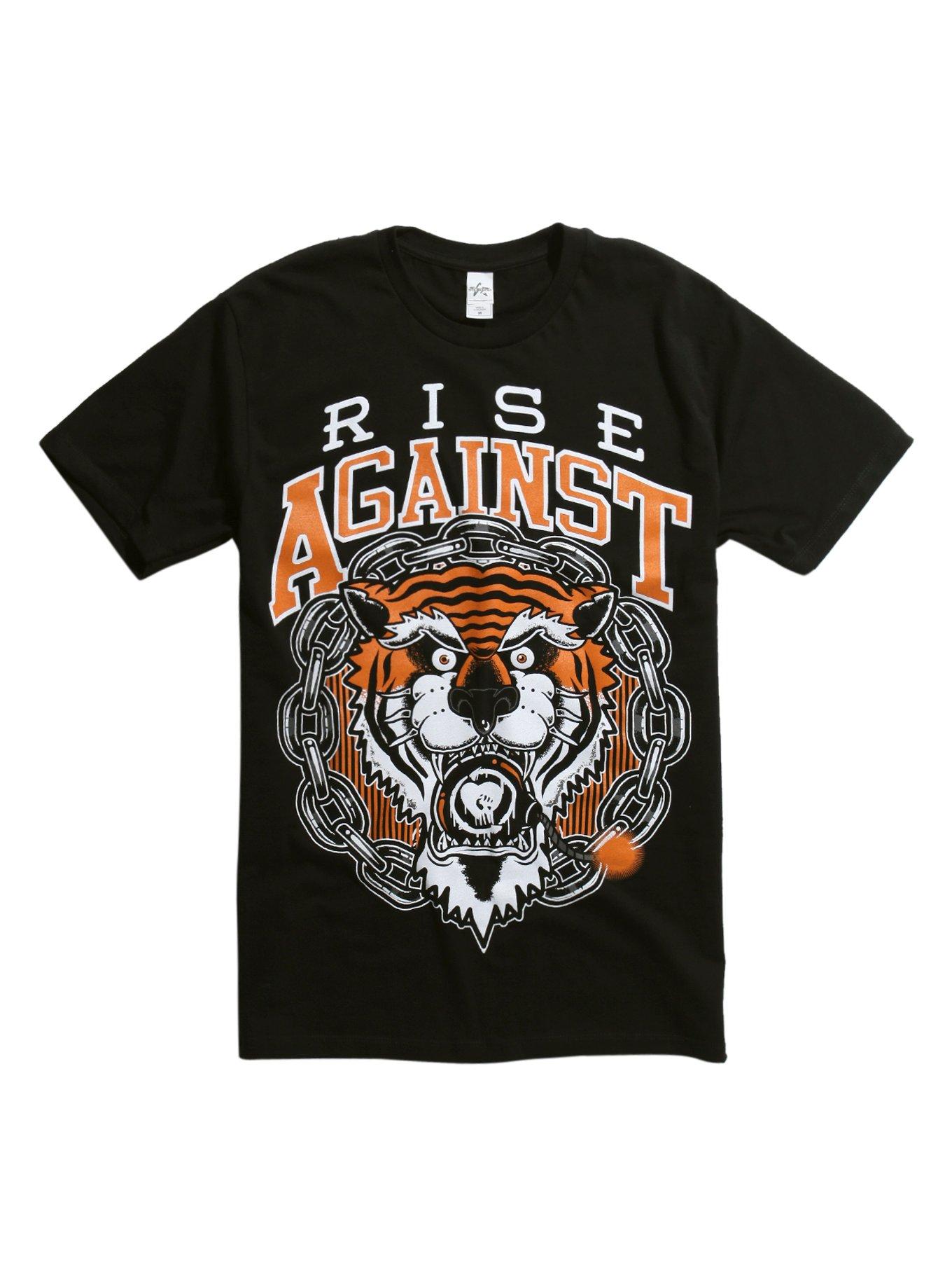 Rise Against Tiger Bomb T-Shirt, BLACK, hi-res