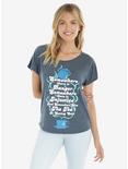 Doctor Who The Tea Is Getting Cold Womens Tee, NAVY, hi-res