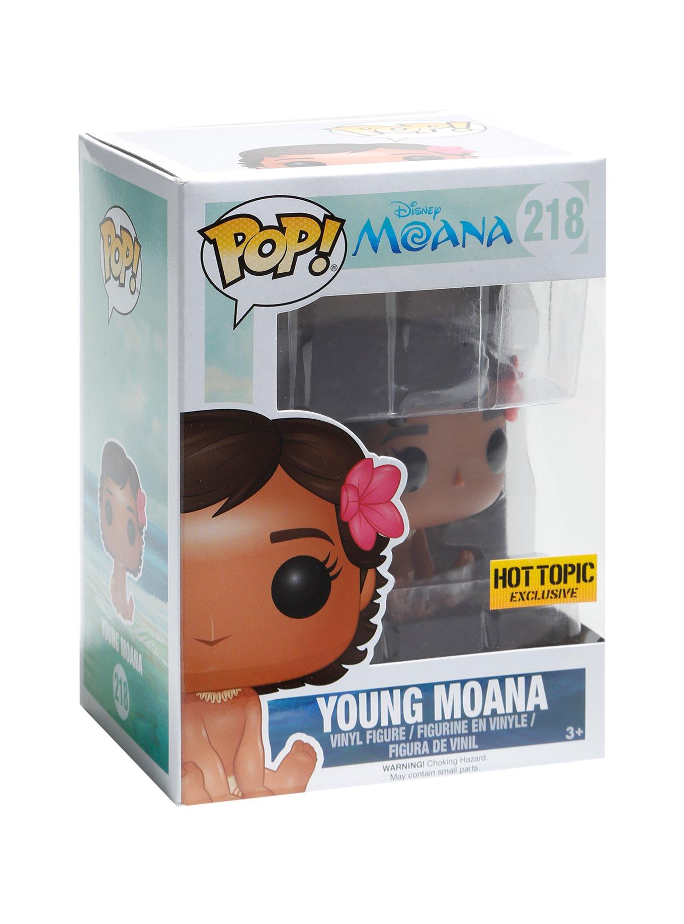 Moana Funko Young Moana Hot Topic Figure Hot Topic Vinyl Pop! Exclusive | Disney