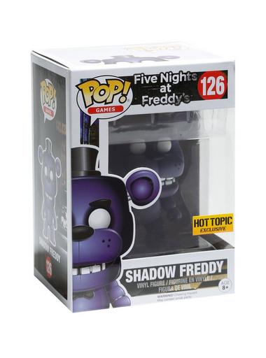 Funko Pop! Shadow Freddy #126 - Hot Topic Excl. - FNAF +PROTECTOR