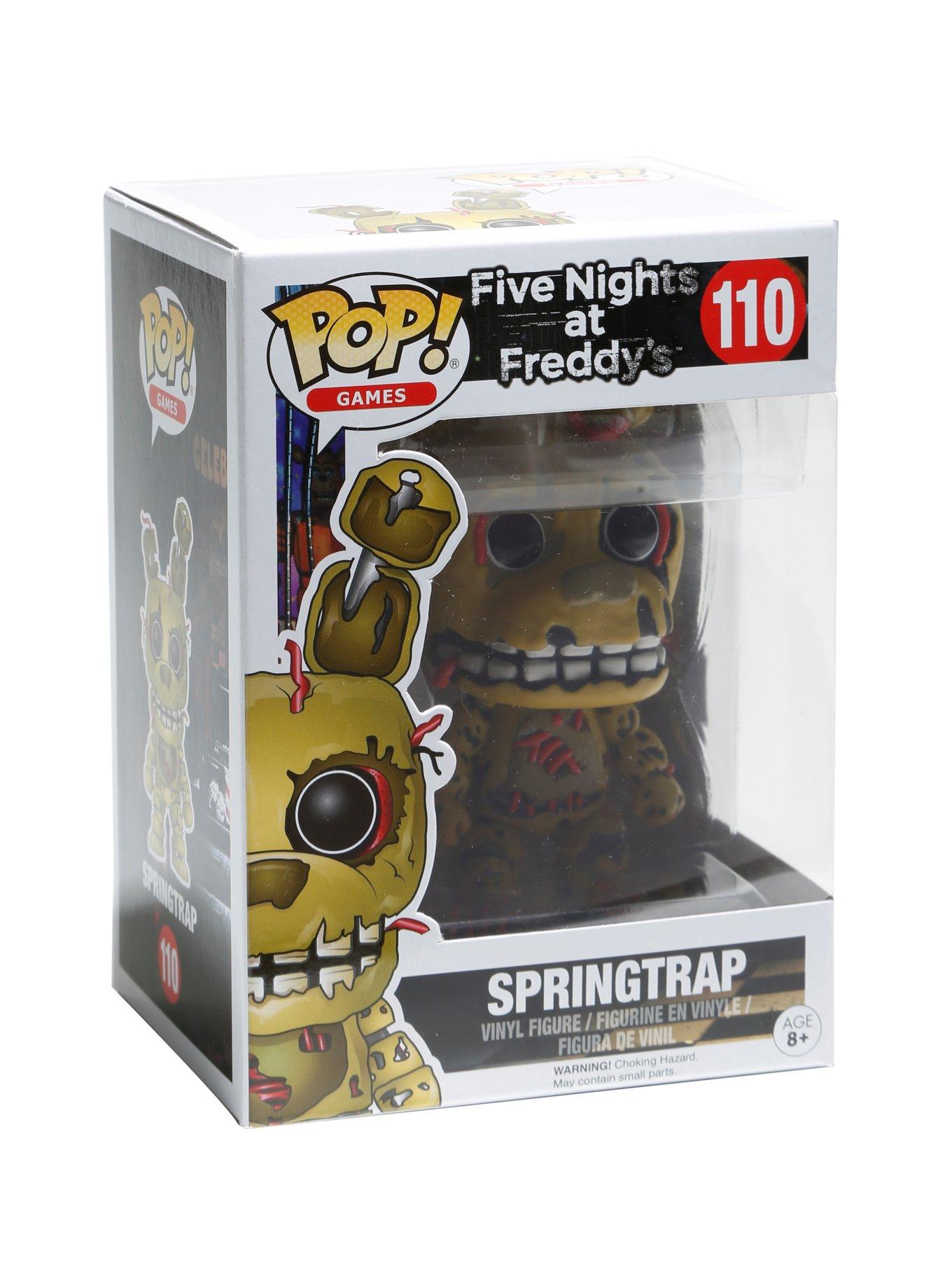  Funko Five Nights at Freddy's - Springtrap Tie Dye US Exclusive  Action Figure Green : Toys & Games