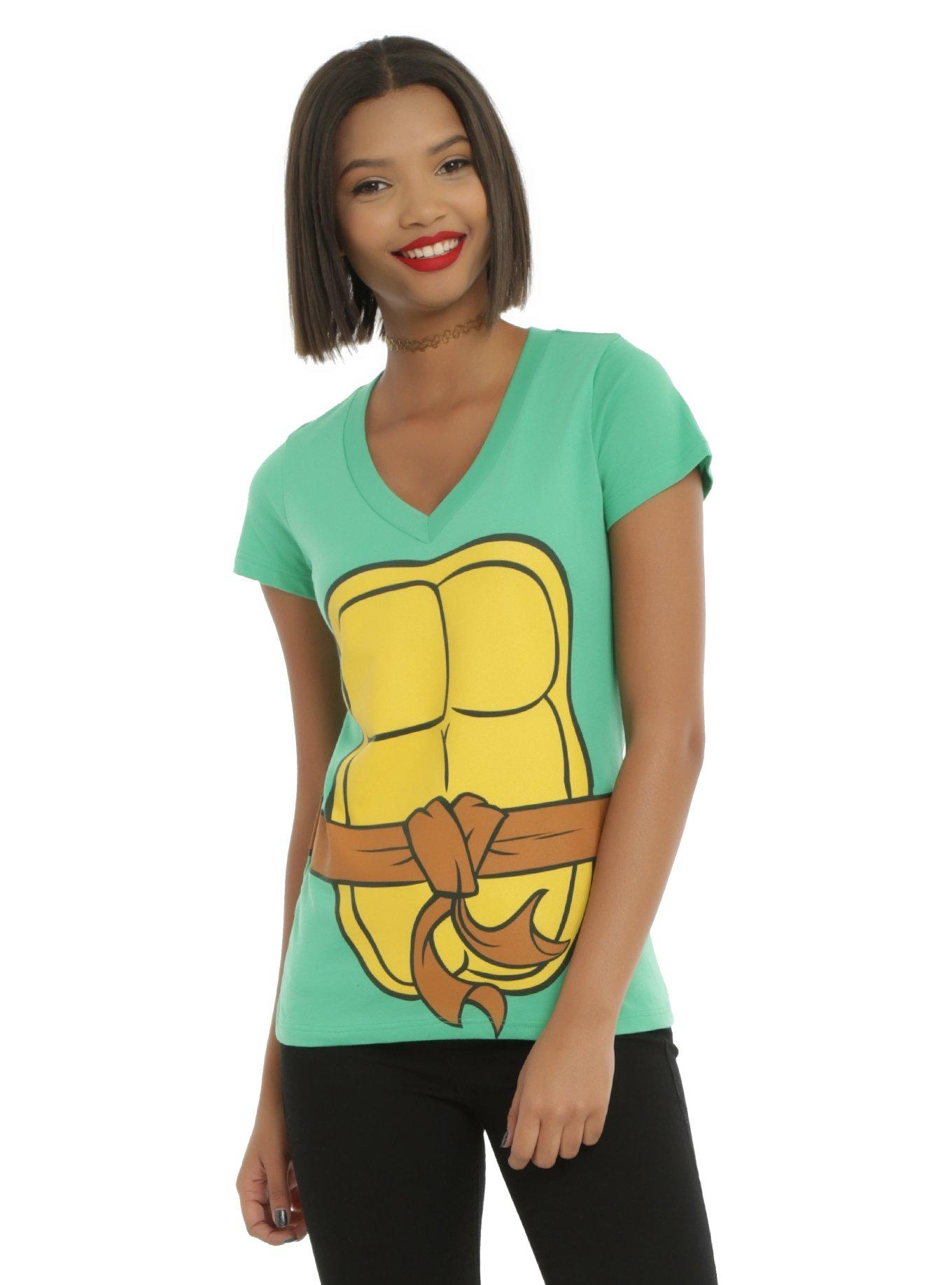 Teenage Mutant Ninja Turtles Cosplay Girls T-Shirt, GREEN, hi-res