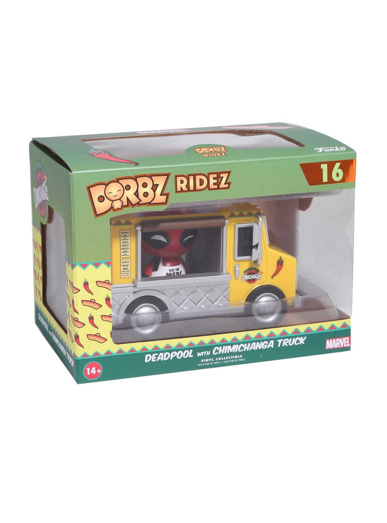 Funko Marvel Dorbz Ridez Deadpool With Chimichanga Truck Vinyl Collectible, , hi-res