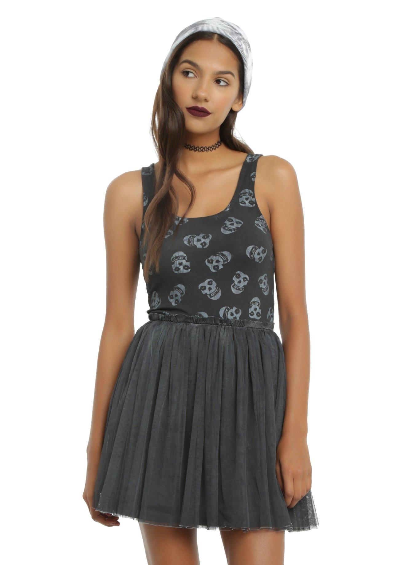 Iron Fist Misfits Tank Dress, BLACK, hi-res