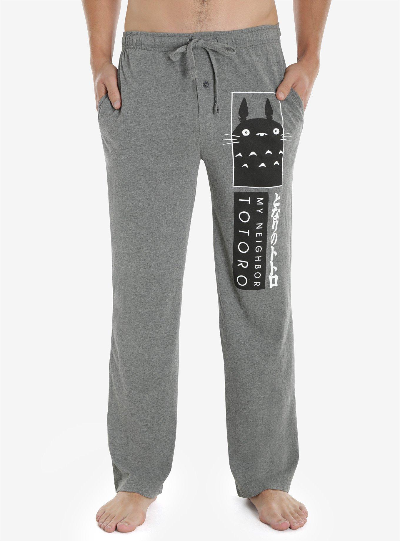 Studio Ghibli My Neighbor Totoro Pajama Pants, GREY, hi-res