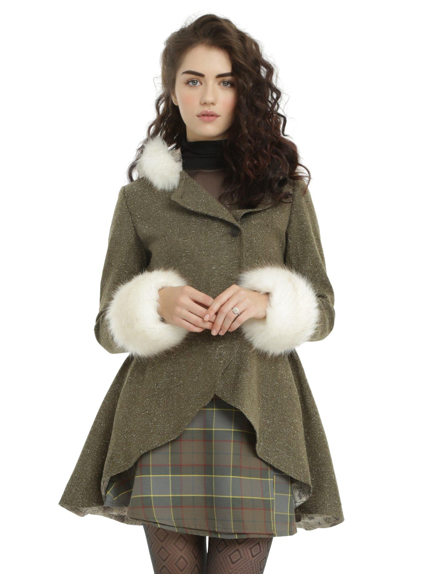 Outlander Claire Riding Jacket, BROWN, hi-res