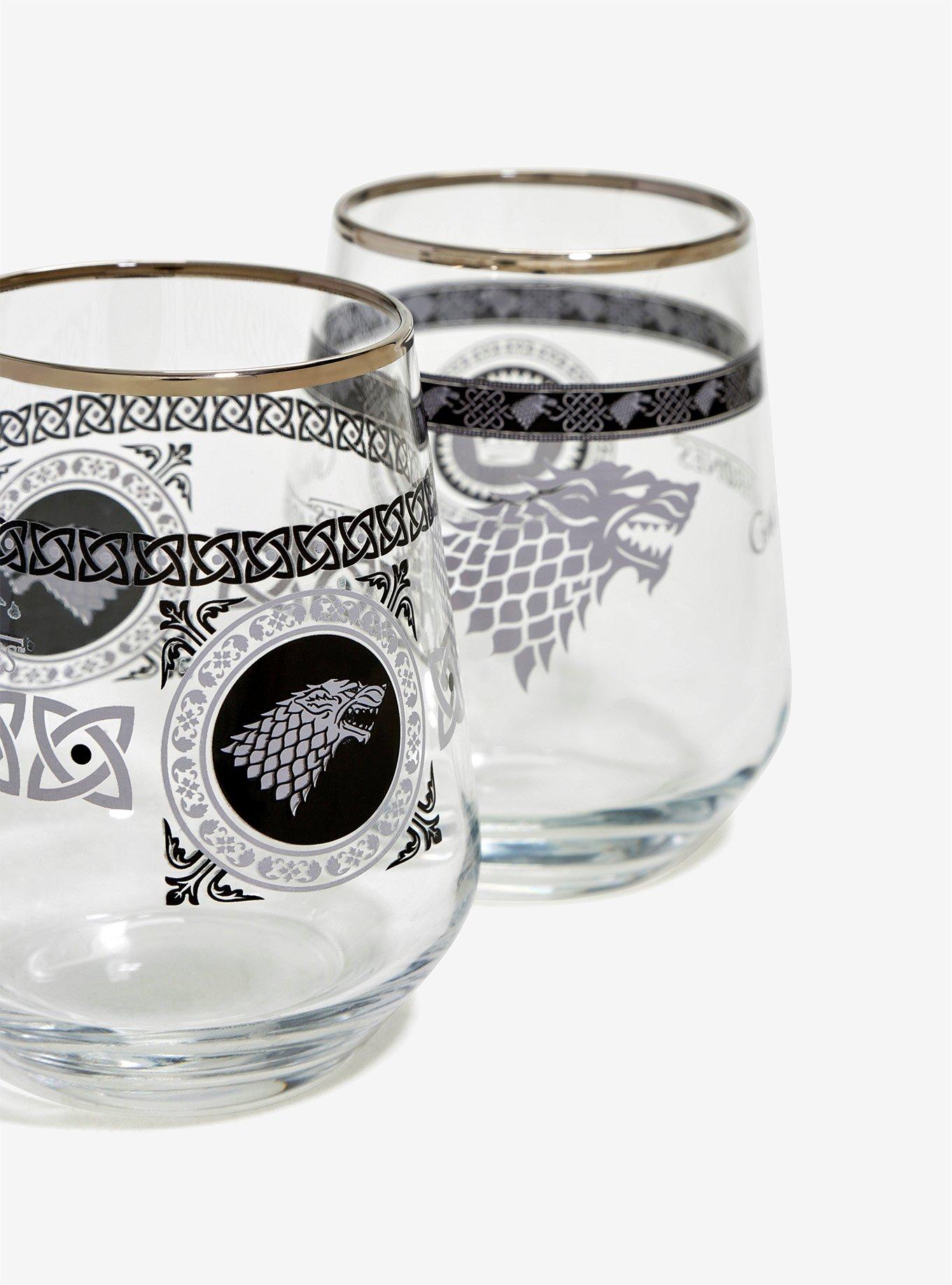 Game Of Throne House Stark Wine Glasses, , hi-res