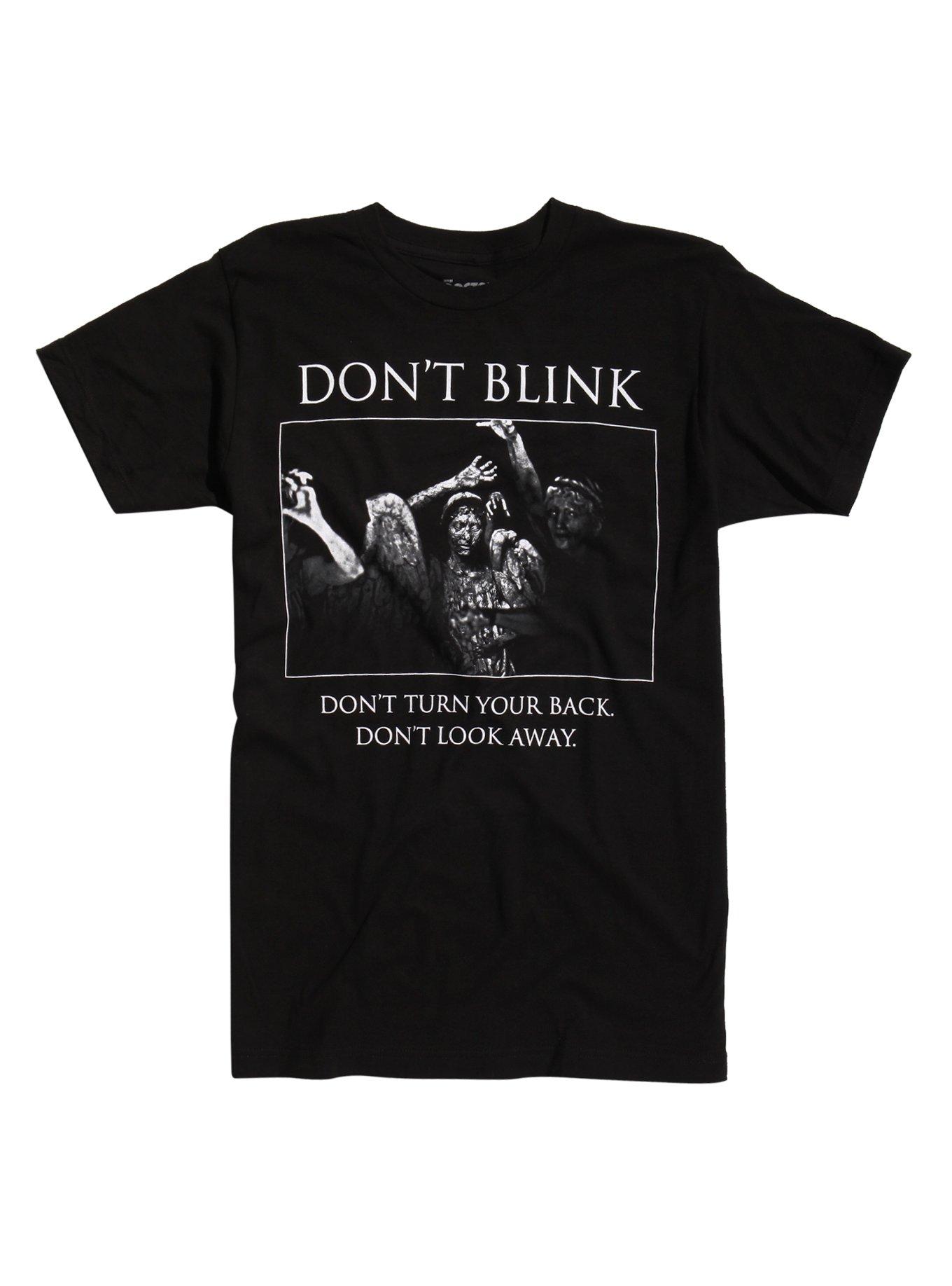 Doctor Who Don't Blink T-Shirt, BLACK, hi-res