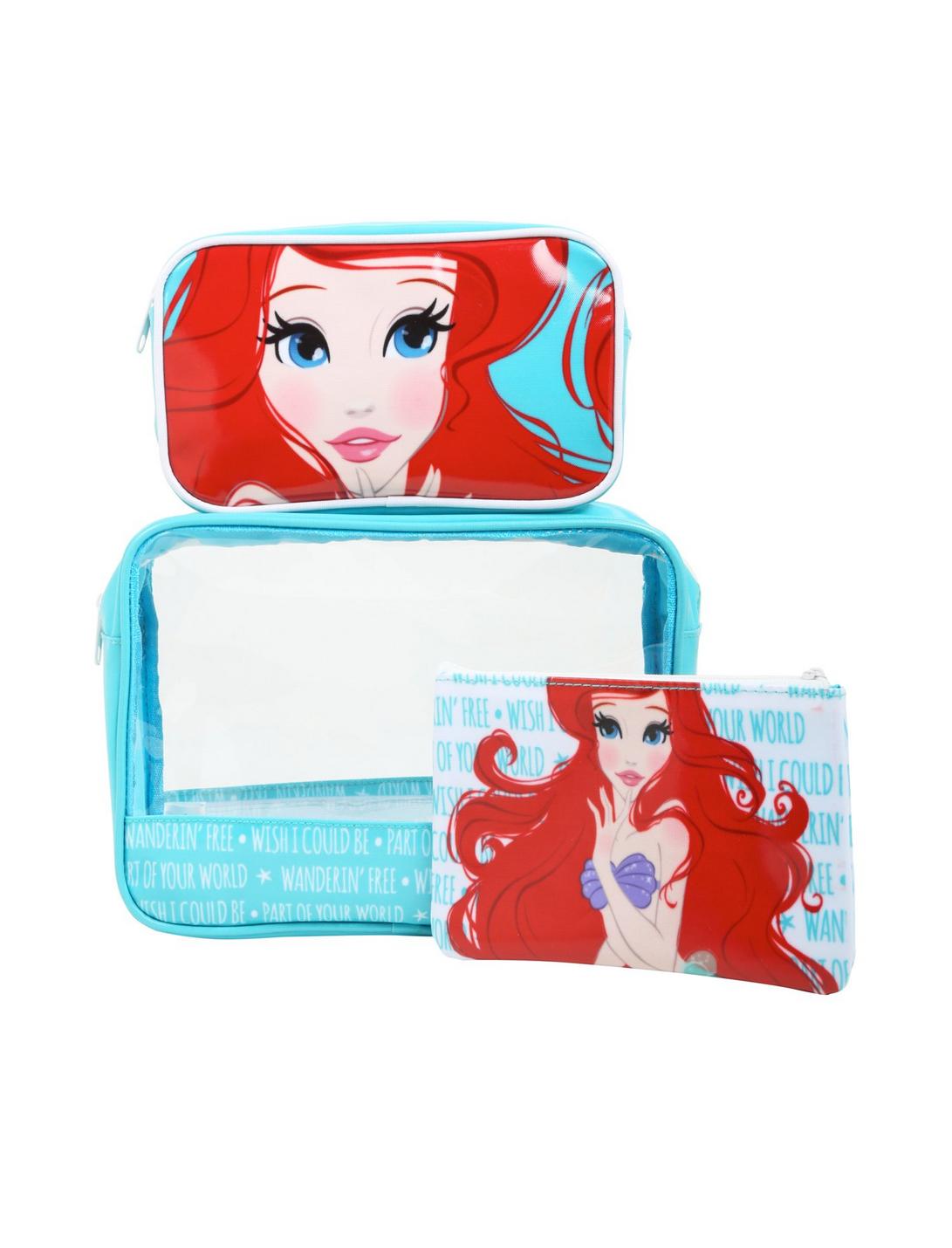 Disney The Little Mermaid Ariel Makeup Bag Set, , hi-res