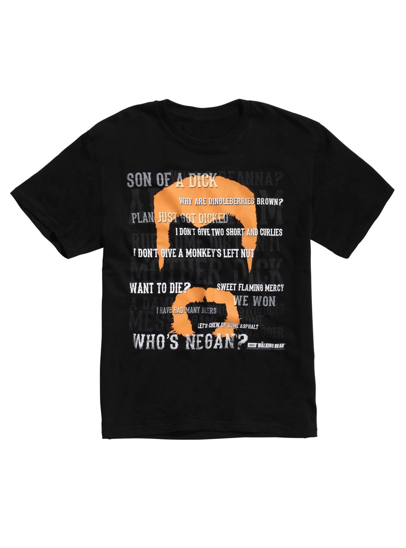 The Walking Dead Abraham Quotes T-Shirt, BLACK, hi-res