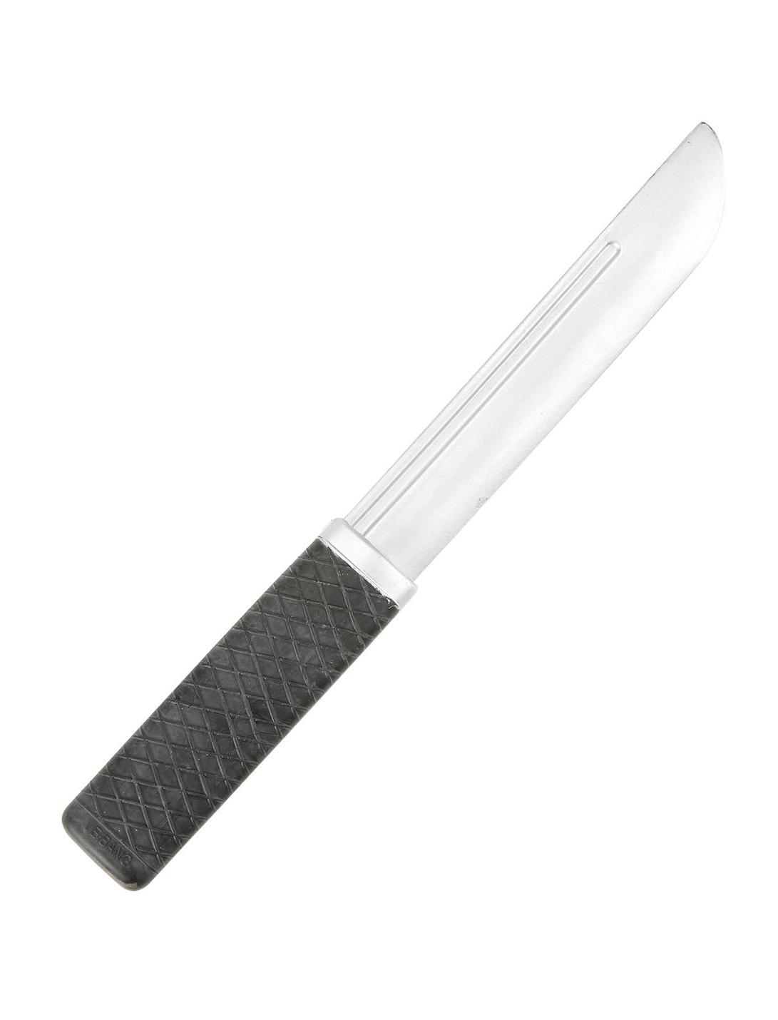 9 1/2" Black & Silver Foam Training Knife, , hi-res