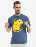 Pokémon Pikachu Lightning Circle T-Shirt, NAVY, hi-res
