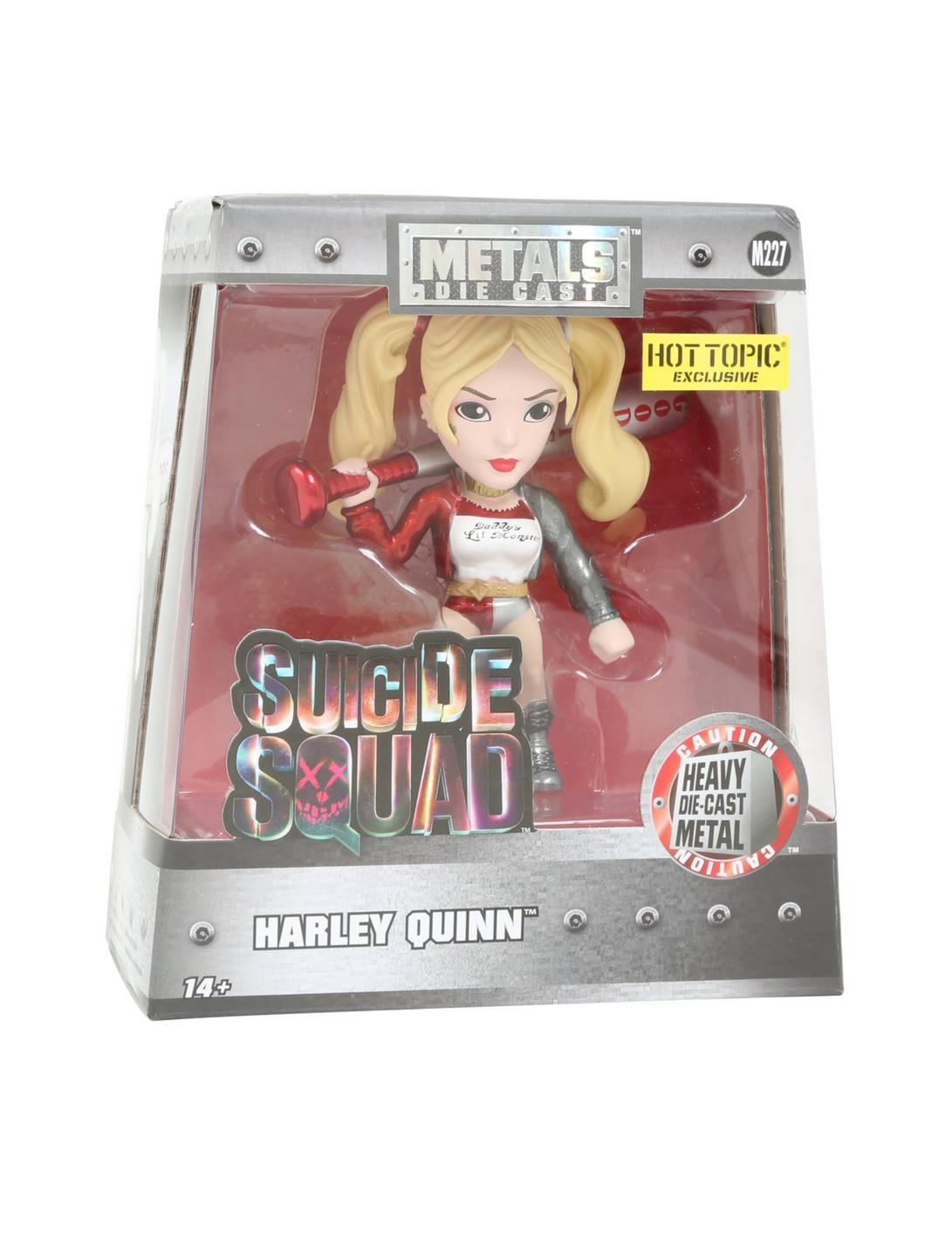 DC Comics Suicide Squad Harley Quinn Die-Cast Metal Figure Hot Topic Exclusive, , hi-res