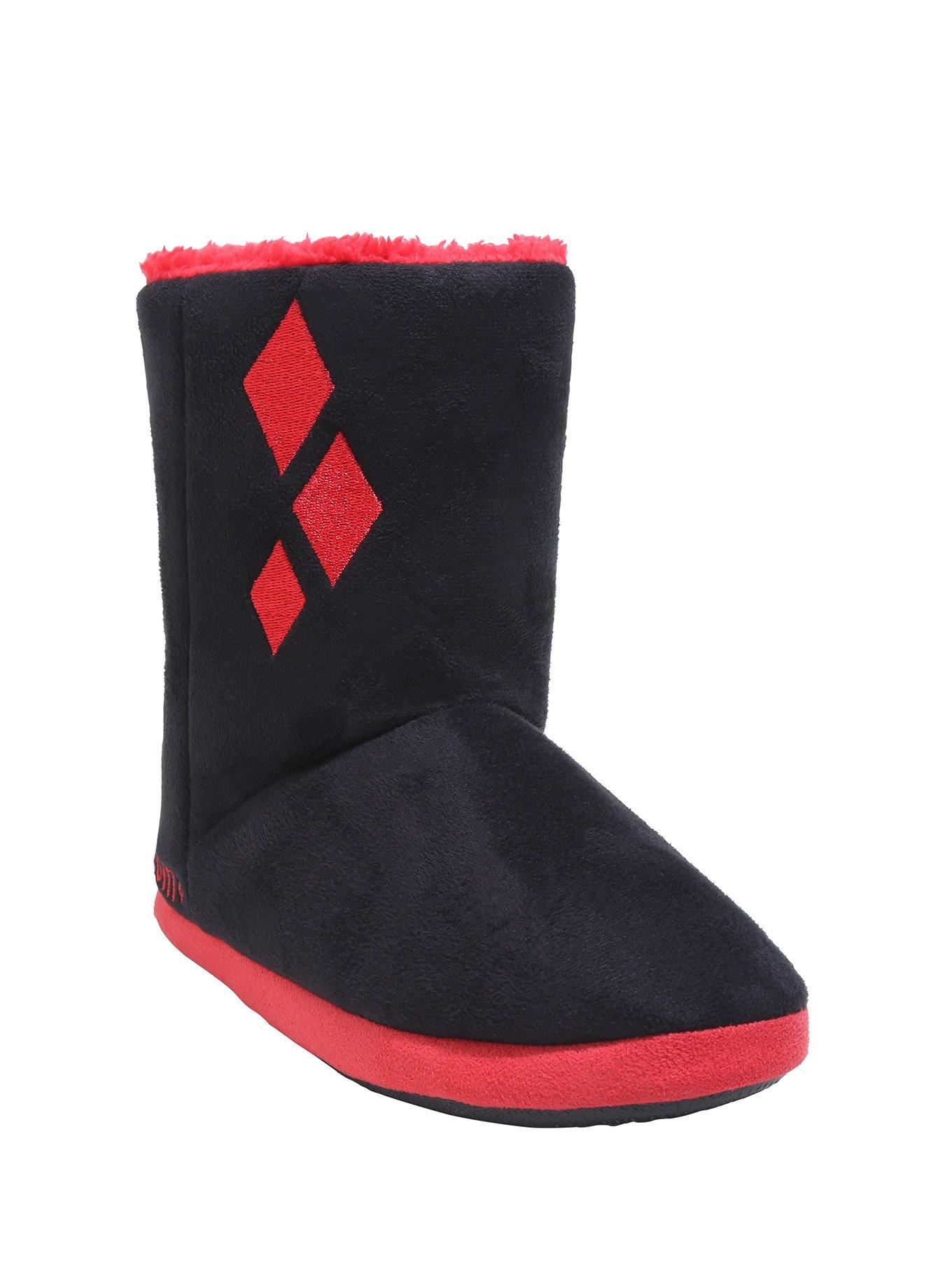 DC Comics Harley Quinn Slipper Boots, MULTI, hi-res