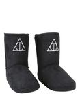 Harry Potter Deathly Hallows Slipper Boots, BLACK, hi-res