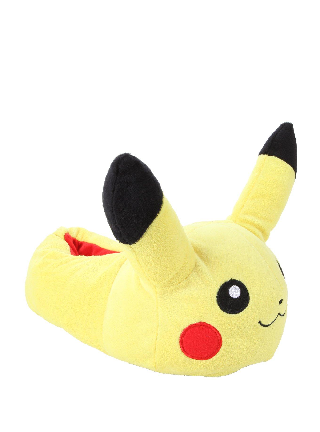 Pokémon Pikachu Plush Slippers, YELLOW, hi-res