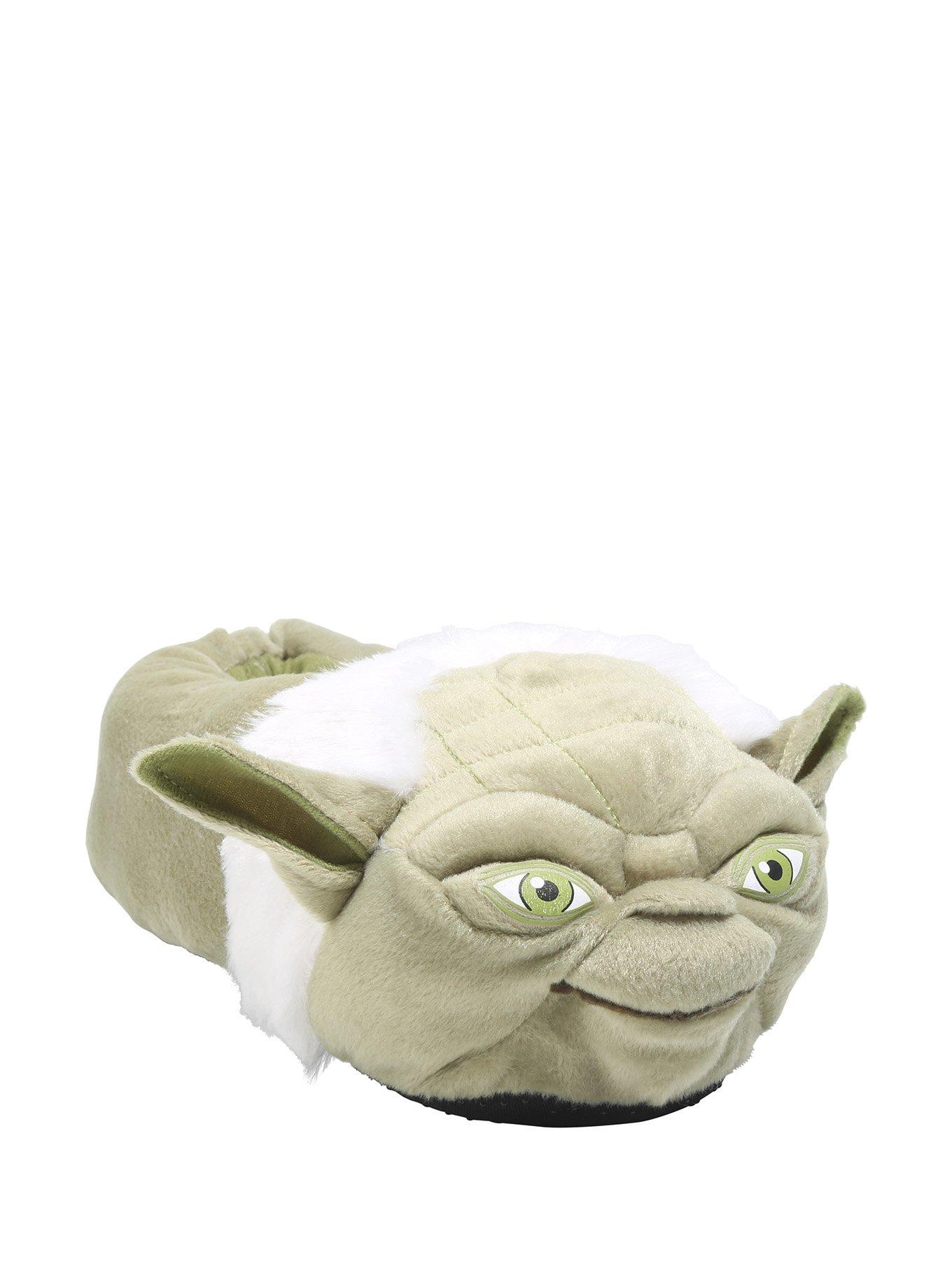 Star Wars Yoda Plush Slippers, GREEN, hi-res
