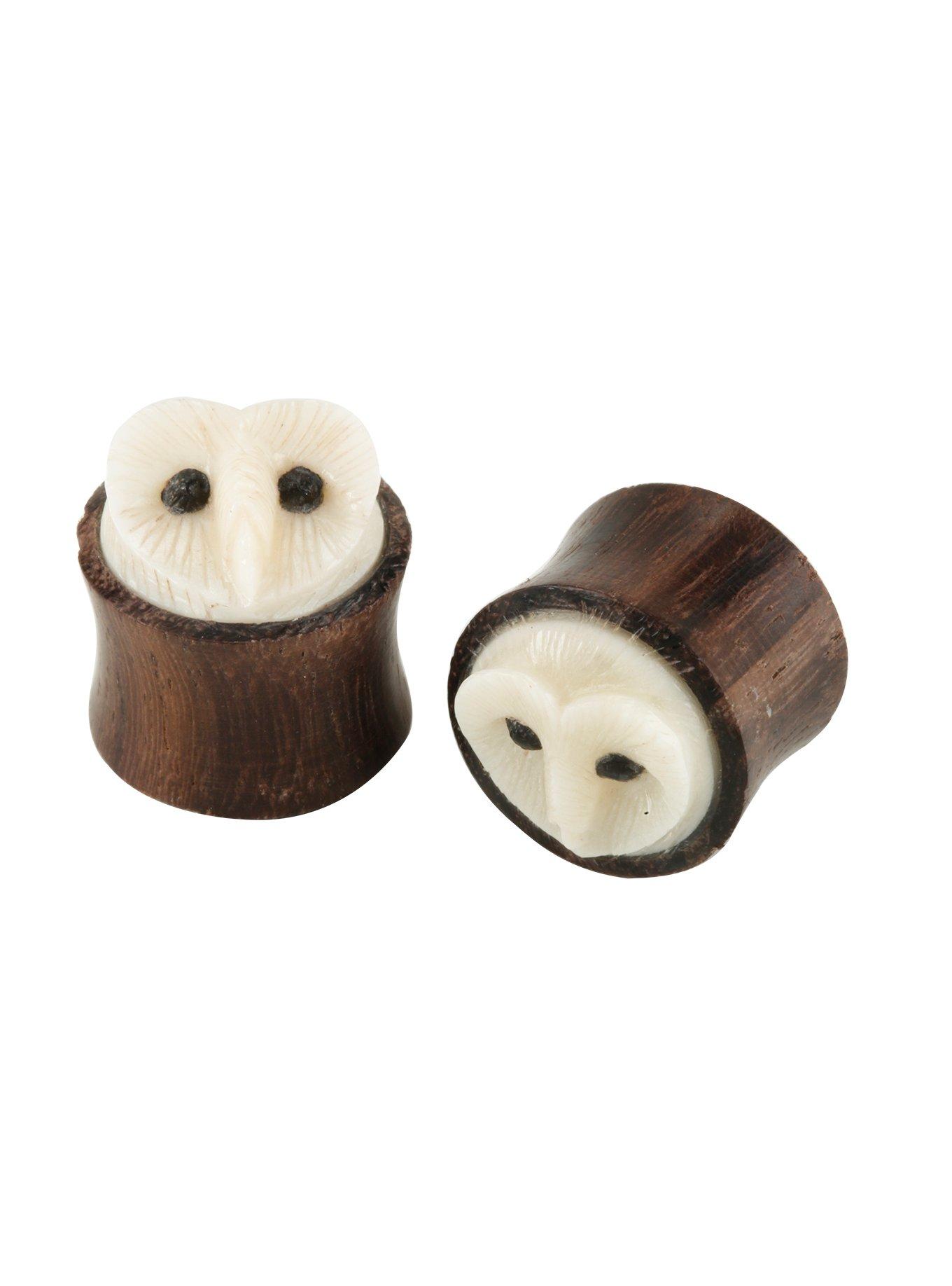 Sono Wood Barn Owl Plug 2 Pack, MULTI, hi-res