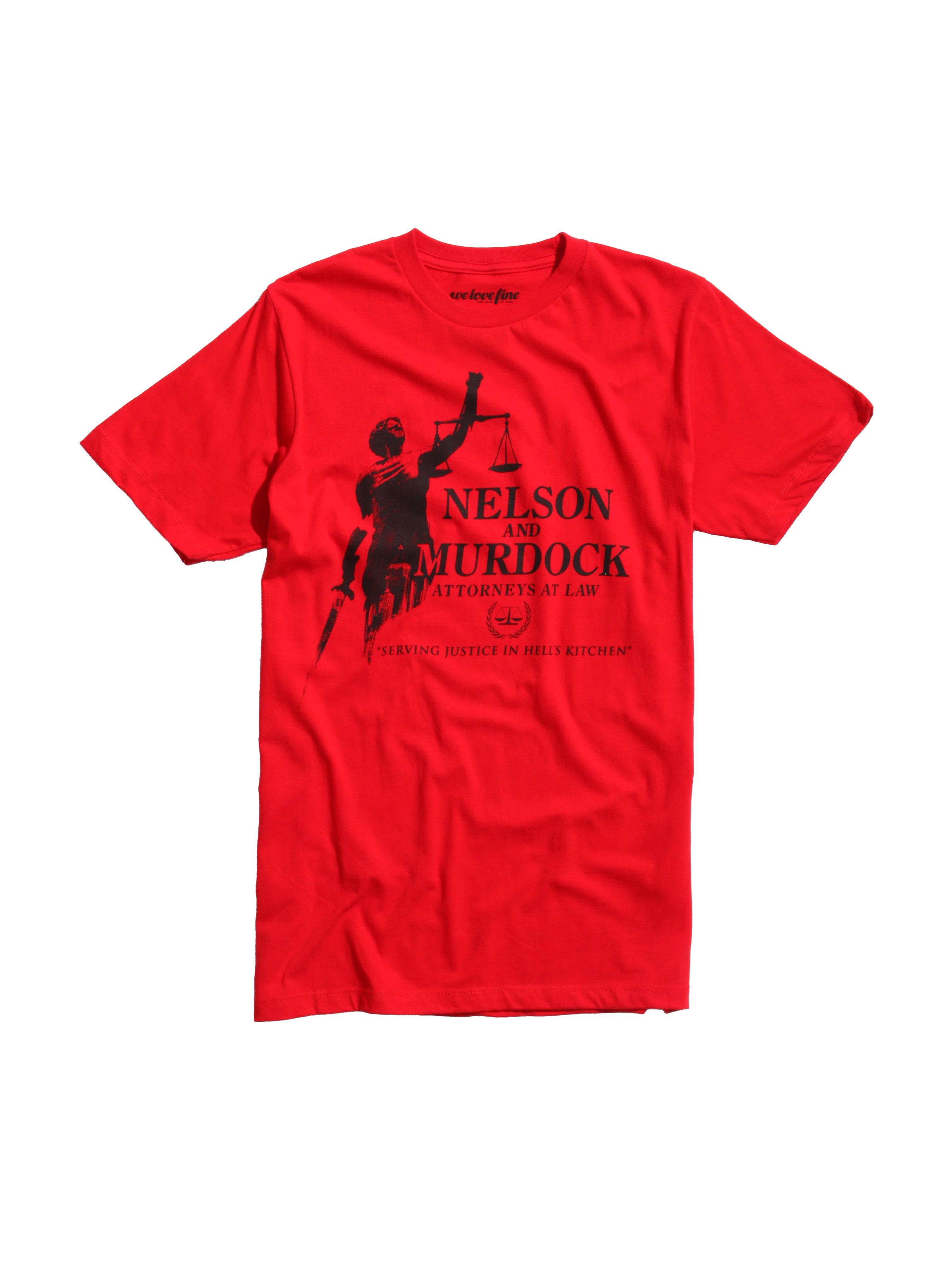 Marvel Daredevil Nelson & Murdock T-Shirt, RED, hi-res