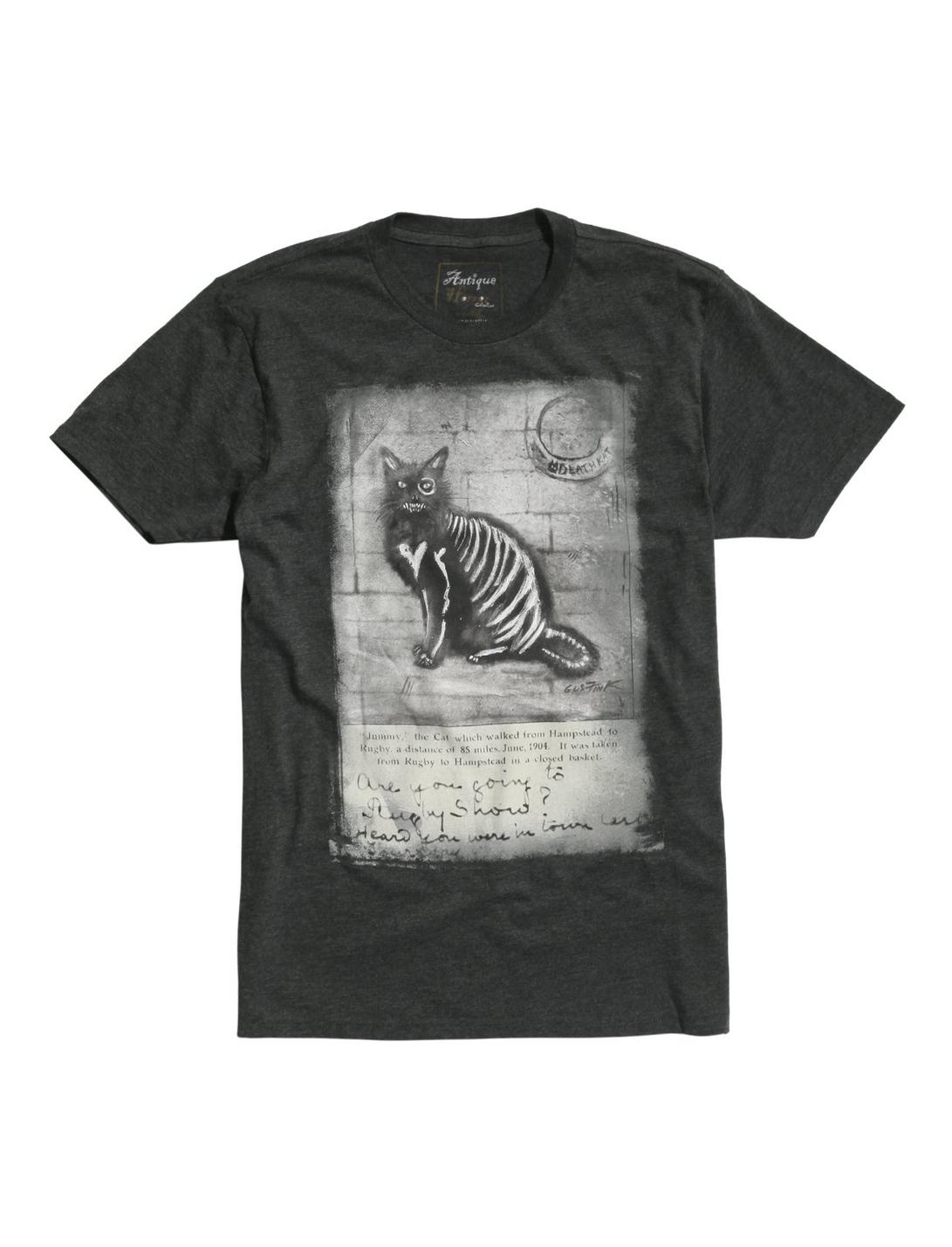 Gus Fink Death Kat T-Shirt, BLACK, hi-res