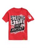 WWE NXT Shinsuka Nakamura Strong Style Has Arrived T-Shirt, RED, hi-res
