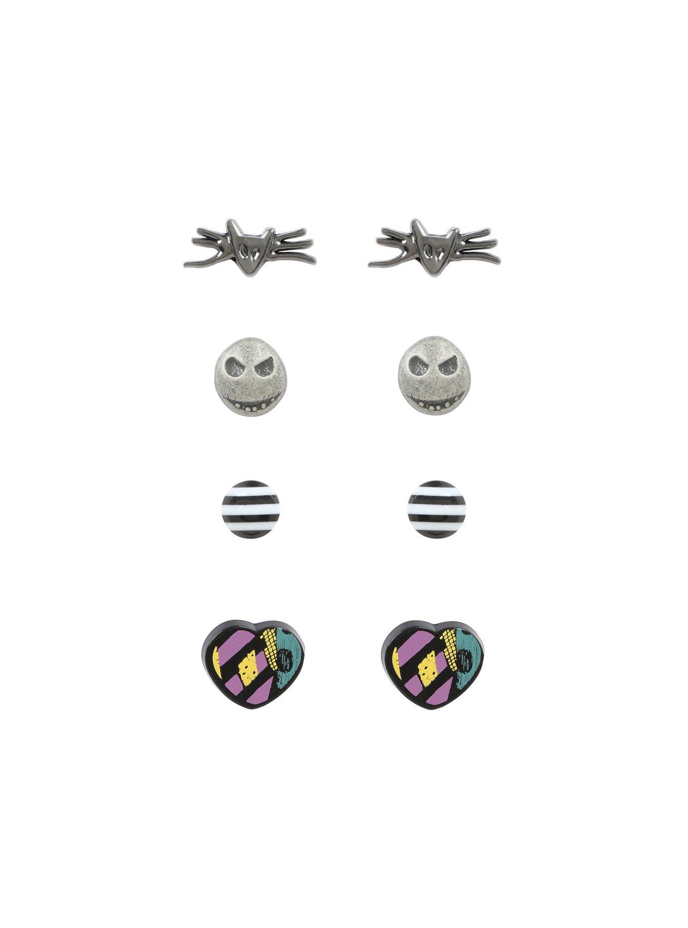 The Nightmare Before Christmas Character Stud Earring Set, , hi-res