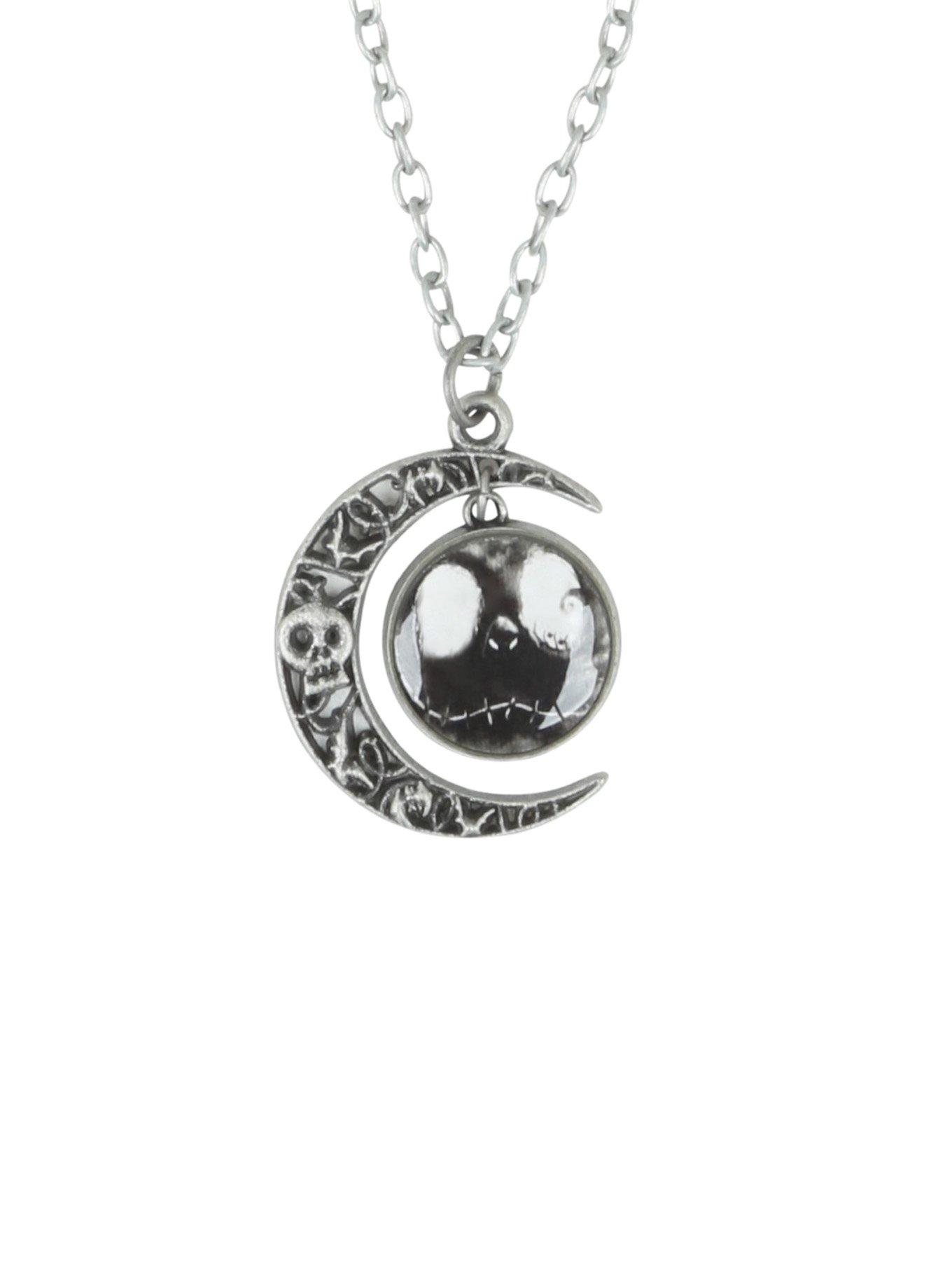 The Nightmare Before Christmas Jack Moon Pendant Necklace, , hi-res view 1