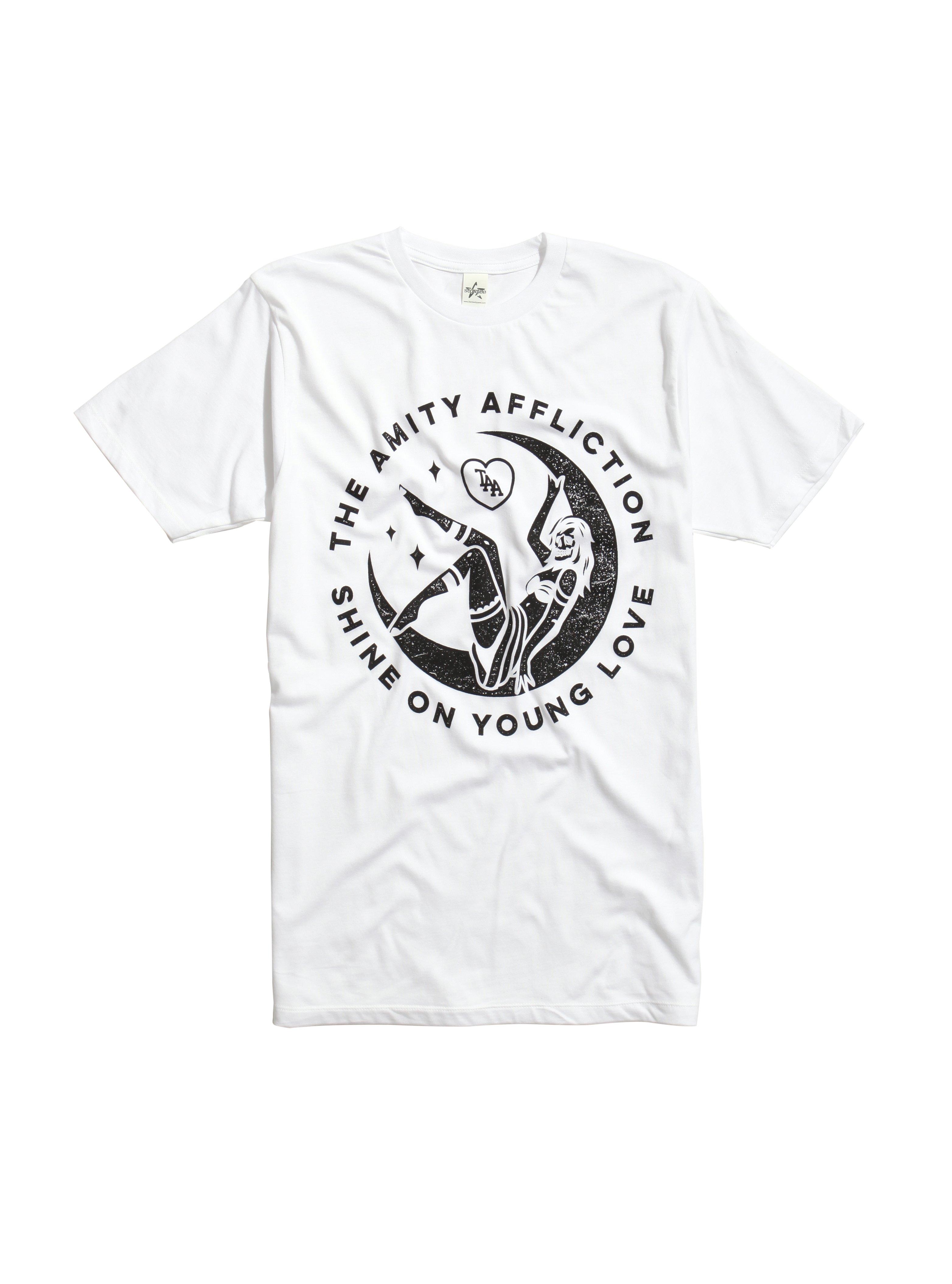 The Amity Affliction Shine On T-Shirt, WHITE, hi-res