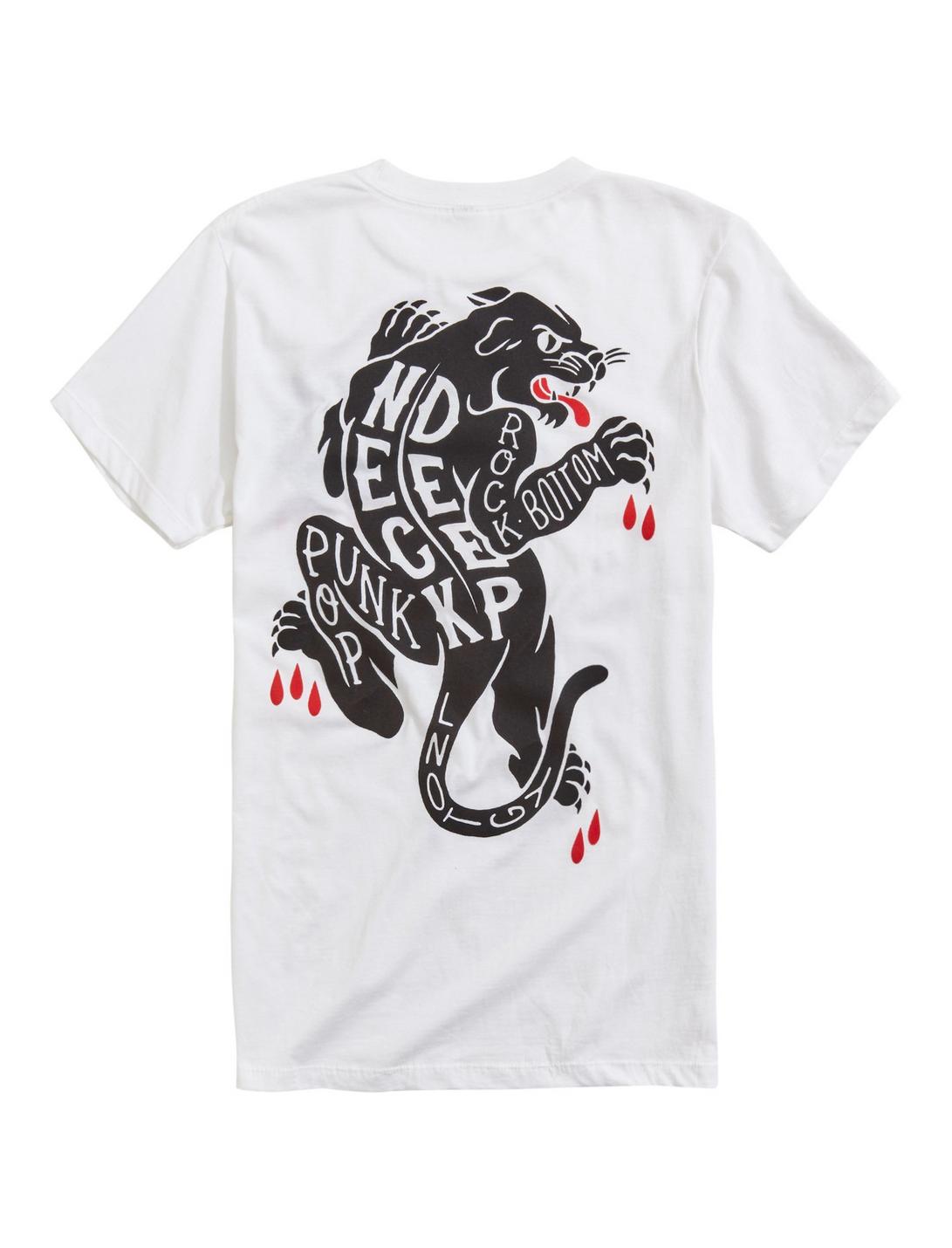 Neck Deep Panther T-Shirt, WHITE, hi-res