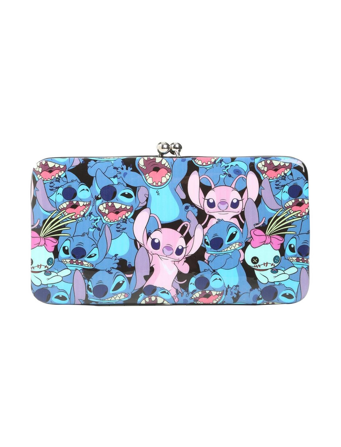 Disney Lilo & Stitch Tossed Characters Kisslock Hinge Wallet, , hi-res
