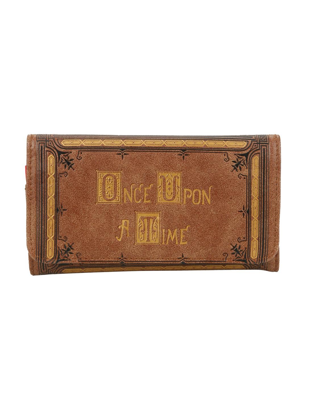 Once Upon A Time Book Cover Flap Wallet, , hi-res