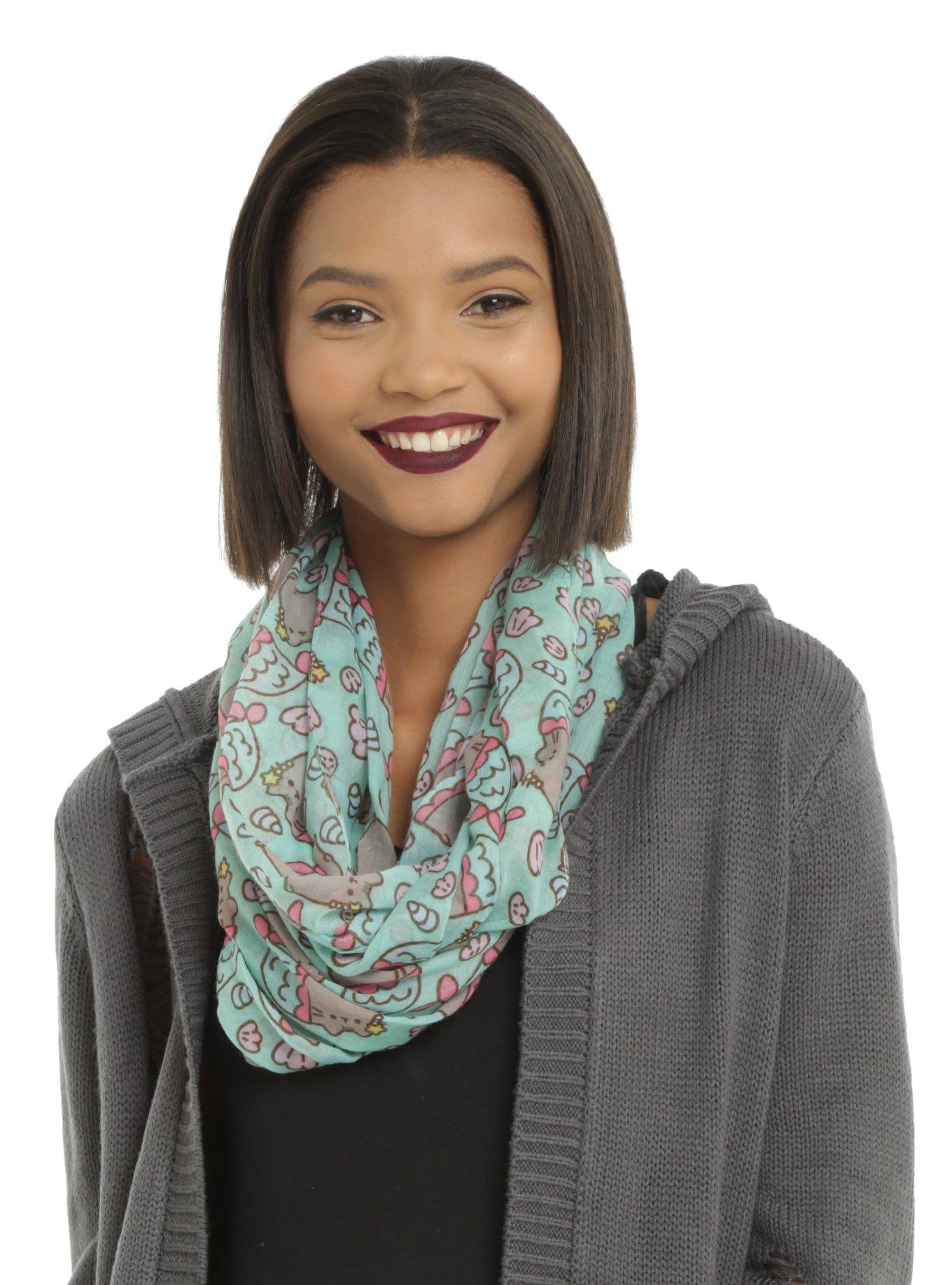 Pusheen Mermaid Infinity Scarf, , hi-res view 1