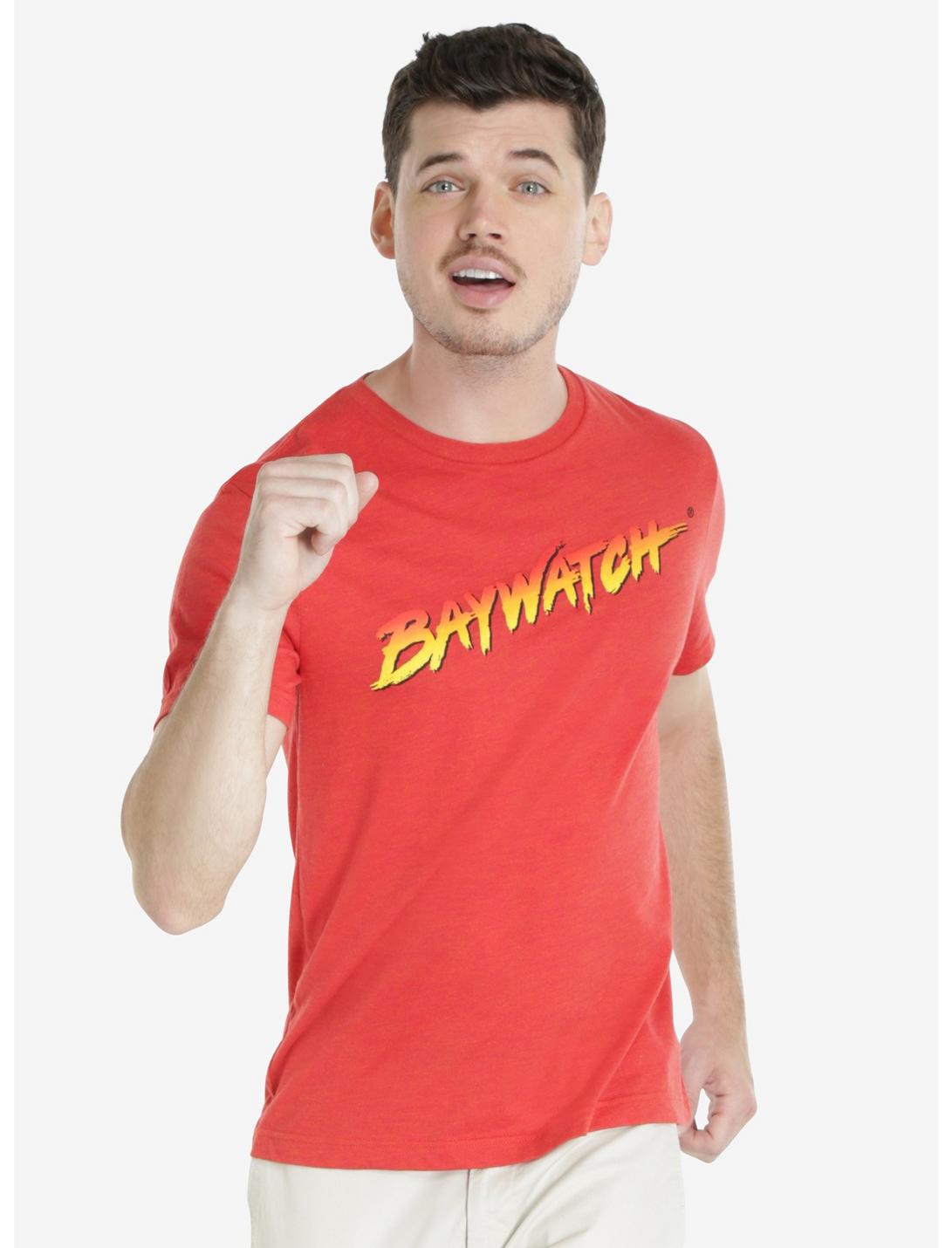 Baywatch Logo T-Shirt, RED, hi-res