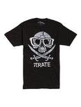 PiRate Nerd T-Shirt, BLACK, hi-res