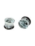 Glass Black & White Smoke Plug 2 Pack, MULTI, hi-res